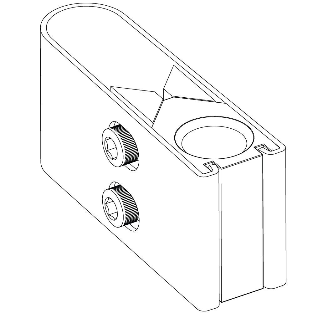 MBDD20 Universal Mounting Blocks, 20mm DD VTrak